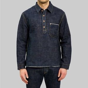 FOB FACTORY F2384 G3 DENIM PULLOVER